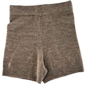 NWT ELODIE Women's Broen Knit High-Rise Waistband Pull-On Shorts Sz Sm Boho